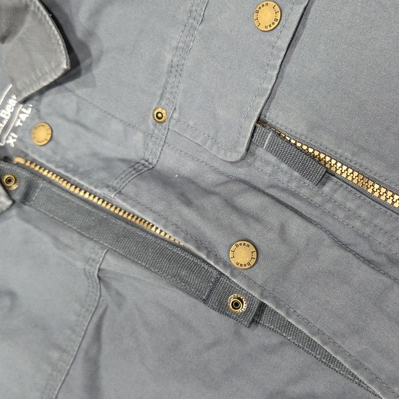 L.L. Bean Gray Military Field Jacket - Picture 4 of 11